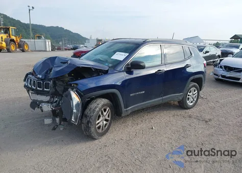 2021 Jeep Compass Sport из США, поврежденный, VIN 3C4NJDAB3MT558508
